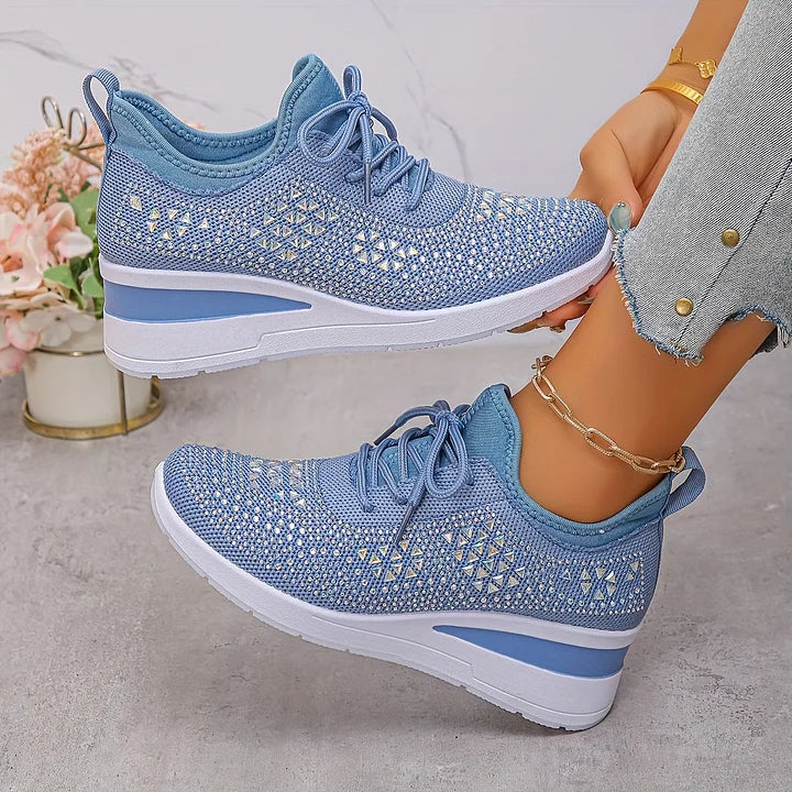 Giselle – Orthopedic Sneakers with Sparkling Stones