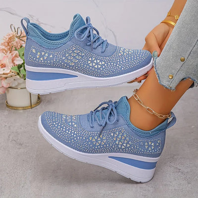 Giselle – Orthopedic Sneakers with Sparkling Stones