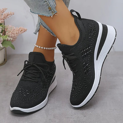 Giselle – Orthopedic Sneakers with Sparkling Stones