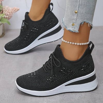 Giselle – Orthopedic Sneakers with Sparkling Stones