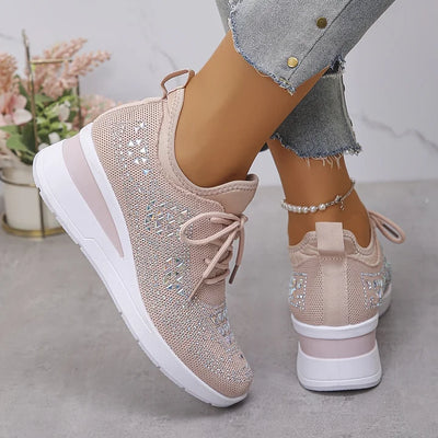 Giselle – Orthopedic Sneakers with Sparkling Stones