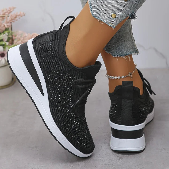 Giselle – Orthopedic Sneakers with Sparkling Stones