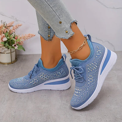 Giselle – Orthopedic Sneakers with Sparkling Stones