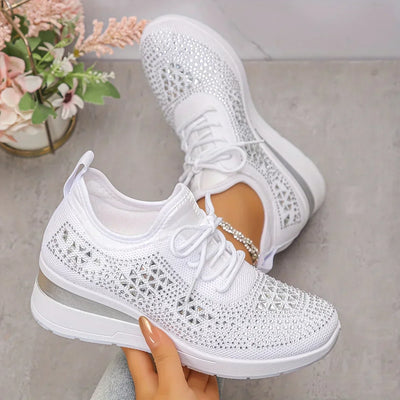 Giselle – Orthopedic Sneakers with Sparkling Stones