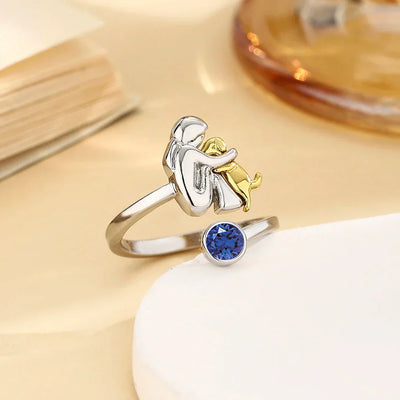 Canine Charm - Playful Dog Icon Ring