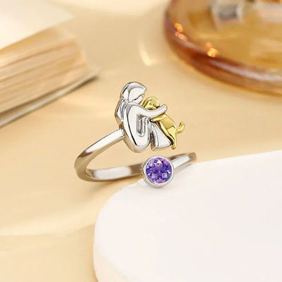 Canine Charm - Playful Dog Icon Ring