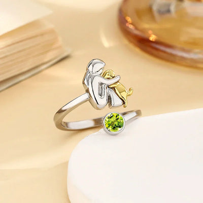 Canine Charm - Playful Dog Icon Ring