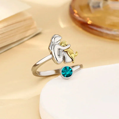 Canine Charm - Playful Dog Icon Ring