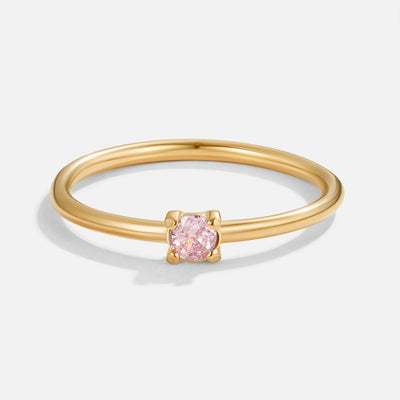 Birthstone Gold Rings--
