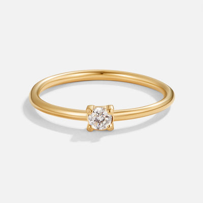 Birthstone Gold Rings--