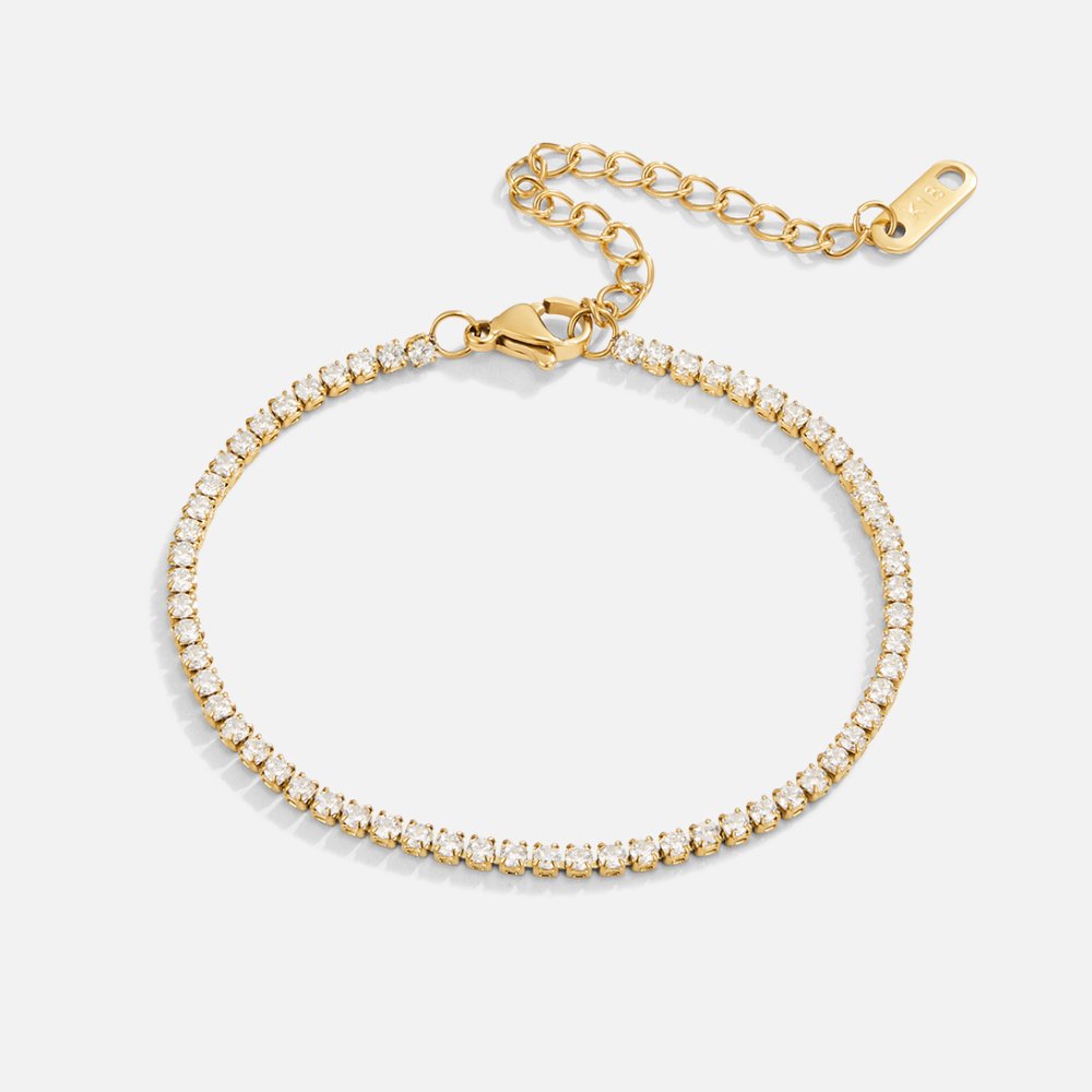Cordelia Golden Tennis Bracelet