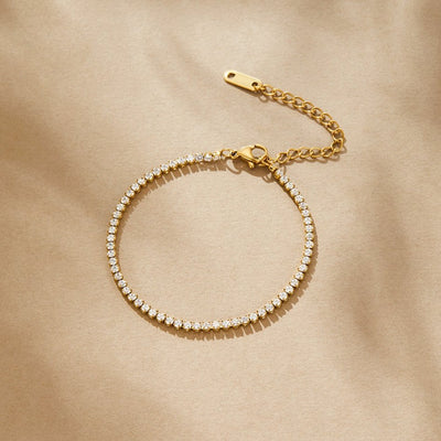 Cordelia Golden Tennis Bracelet