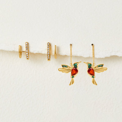 Beautiful Hummingbird Earrings