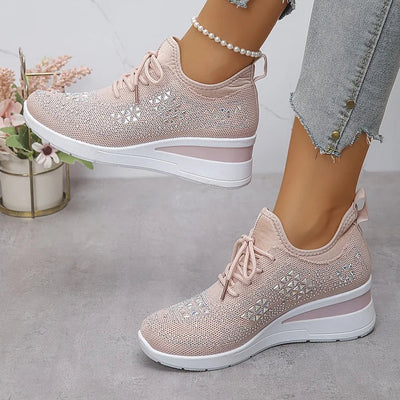 Giselle – Orthopedic Sneakers with Sparkling Stones