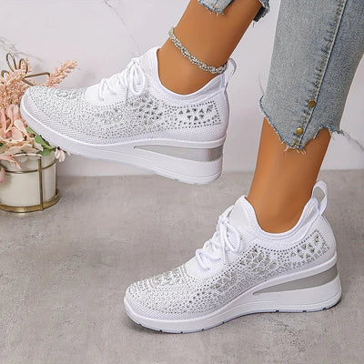 Giselle – Orthopedic Sneakers with Sparkling Stones