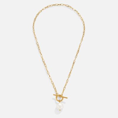 Eva Freshwater Pearl Gold Necklace