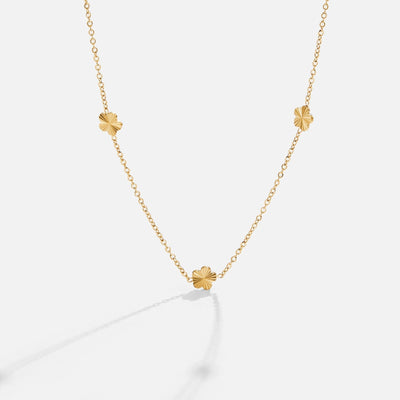 Flower Power Golden Necklace