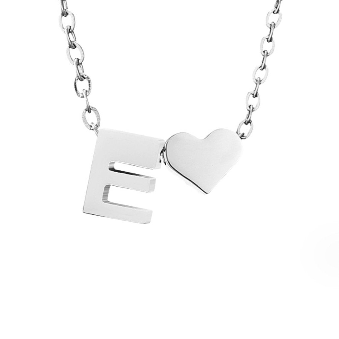 Eternal Love & Letter Silver Necklace