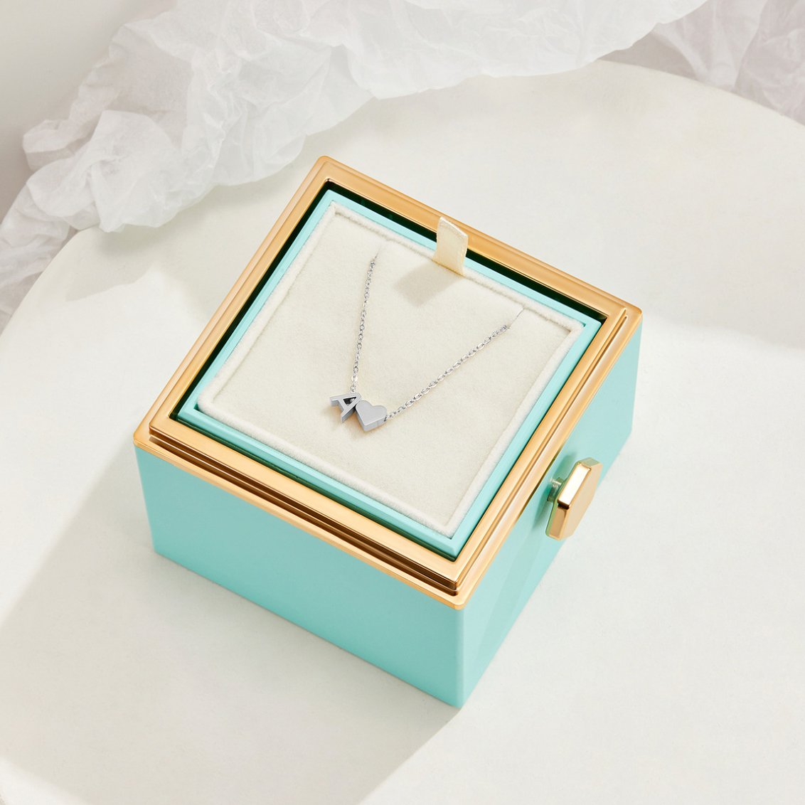 Eternal Love & Letter Silver Necklace