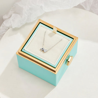 Eternal Love & Letter Silver Necklace