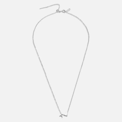 Eternal Love & Letter Silver Necklace