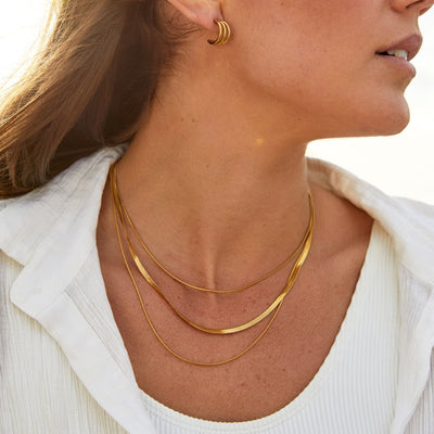 Golden Layered Necklace