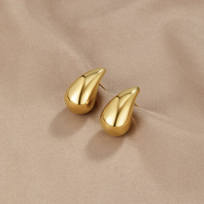 Ame Golden Drop Earrings