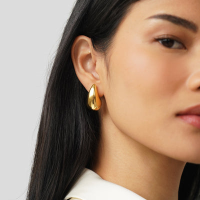 Ame Golden Drop Earrings