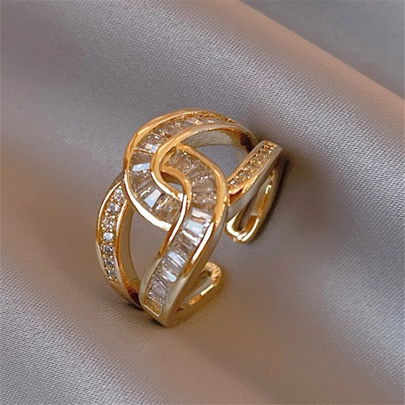 Unity - Interwoven Elegant Adjustable Ring