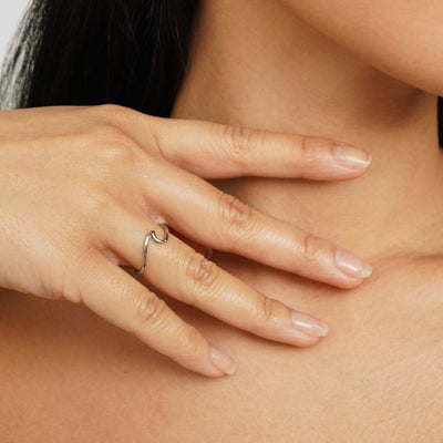 Imari Silver Golf Ring