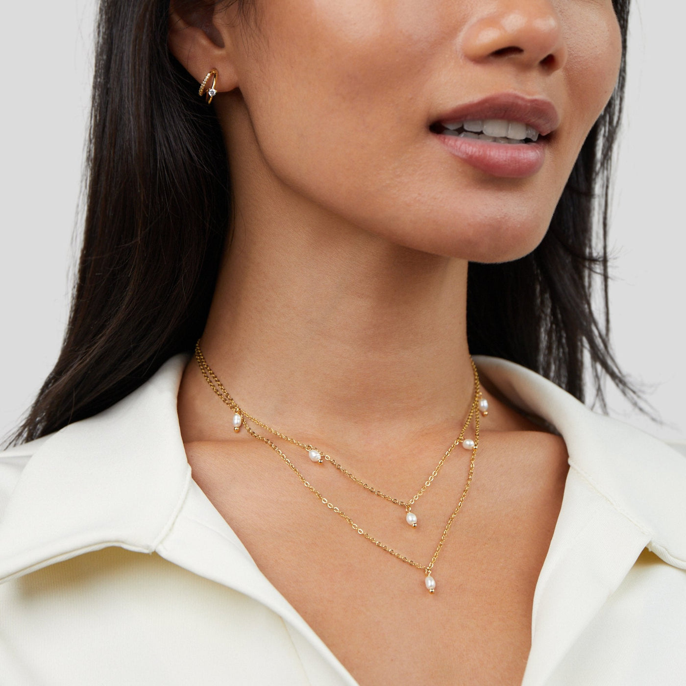 Kay Pearl Drop Necklace