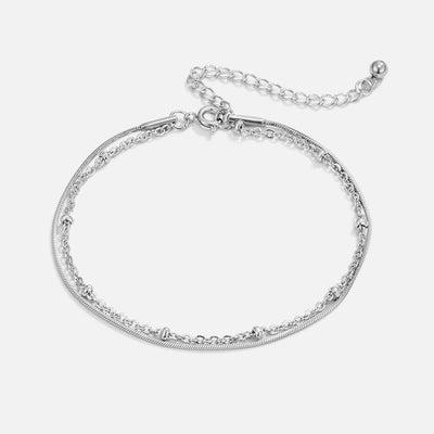 Silver Braided Bracelet