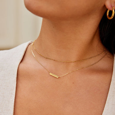Rina Golden Rod Necklace