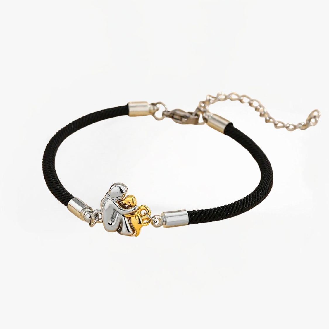 Canine Charm - Stylish Cord Bracelet with Adorable Dog Icon