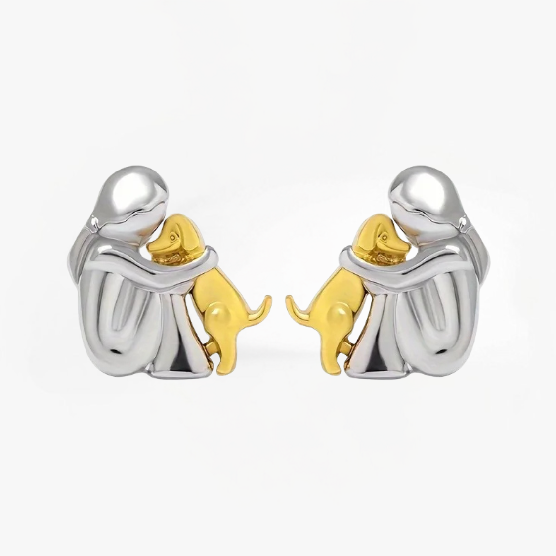 Canine Charm - Playful Dog Icon Earrings
