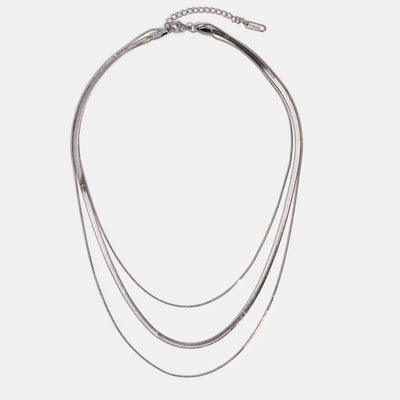 Silver Layered Necklace