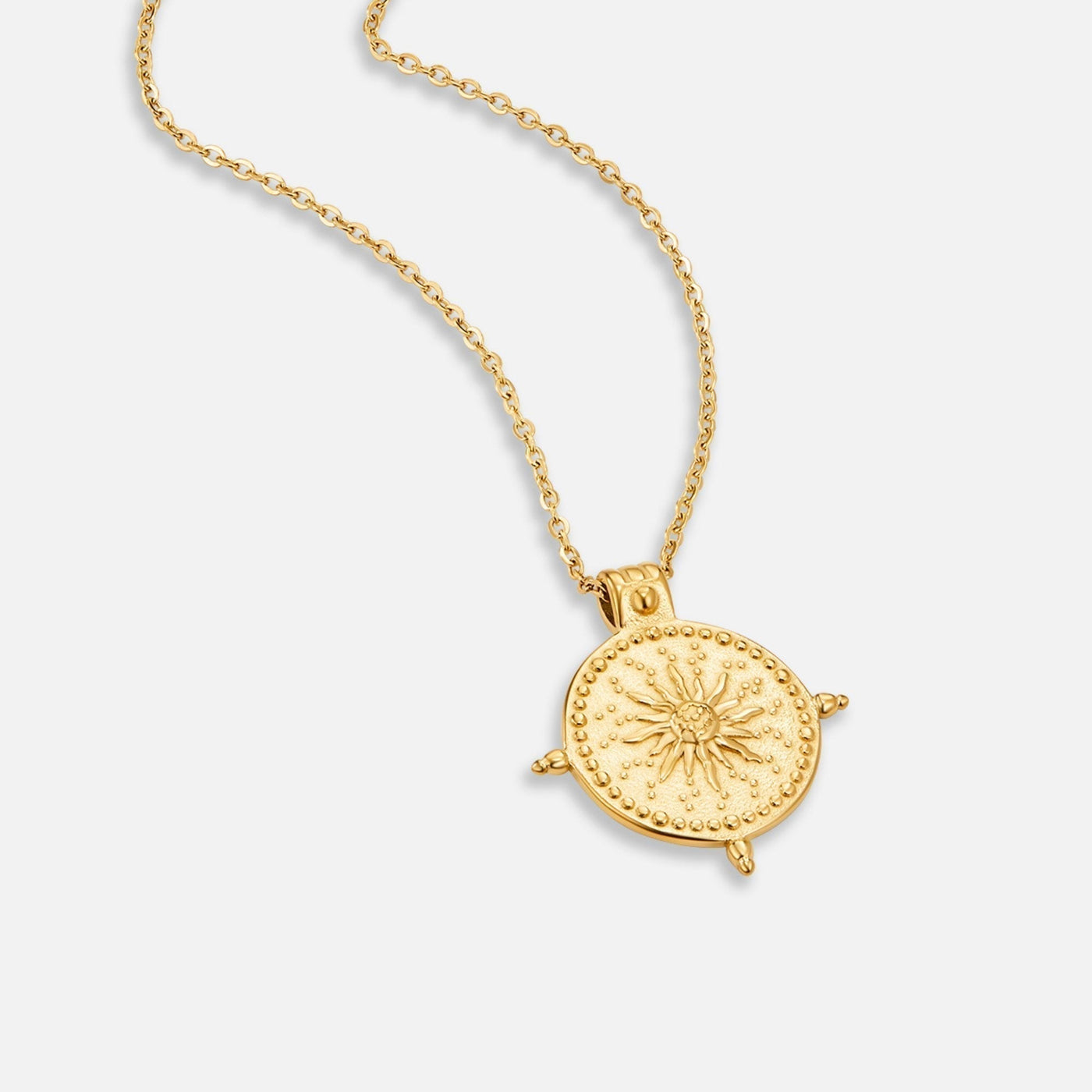 Summer Solstice Gold Pendant