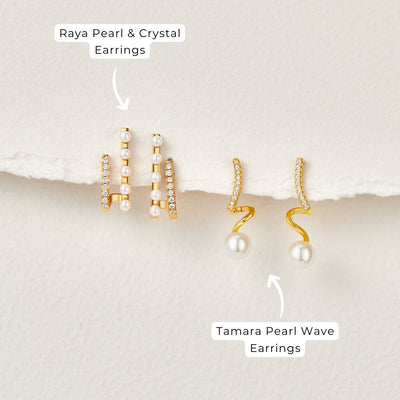 Tam Pearl Golf Earrings