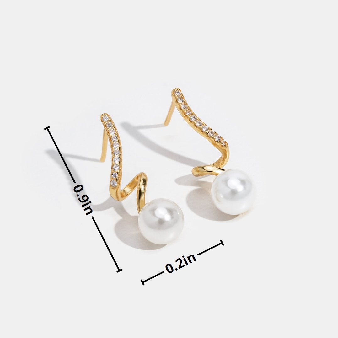 Tam Pearl Golf Earrings