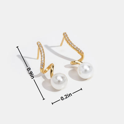 Tam Pearl Golf Earrings