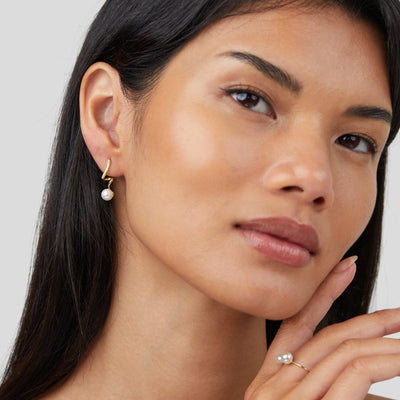 Tam Pearl Golf Earrings