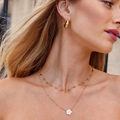 Wonderful Flower Necklace